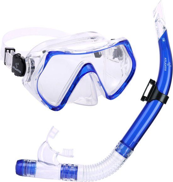 Atlantis Hawaï Combo Snorkelset - Volwassenen - Blauw