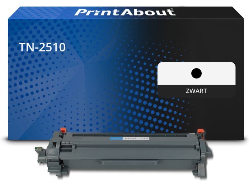 PrintAbout Toner TN-2510 Zwart Normale capaciteit geschikt voor Brother
