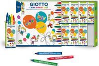 Giotto Party Set - Cera Box met 10 sets waskrijtjes voor kinderfeestjes
