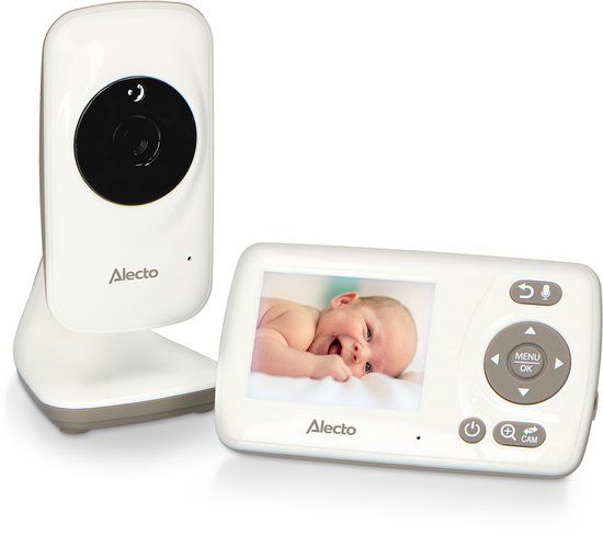 Alecto Babyfoon met Camera - DVM71 - Nieuwe versie - Energiebesparend en uitbreidbaar - Wit