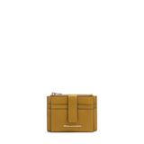 PIQUADRO - Portefeuille avec Porte-monnaie en Cuir - Femme - Jaune