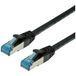 VALUE Patchkabel Kat.6A (Class EA) S/FTP (PiMF), LSOH, zwart, 0,5 m