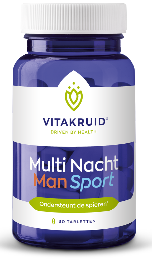 Vitakruid Multi Nacht Man Sport Tabletten