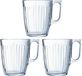 Luminarc Verres à thé Leeds - 18x - verre transparent travaillé - 8 x 11 cm - 320 ml