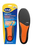 Scholl GelActiv Insoles for Work Shoes and Boots with GelWave Technology Shock Absorbing Continuous Support for People Who Stand for Long Periods Size S
