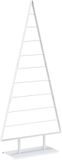 vidaXL Arbre de Noël KUOPIO 210 cm Acier Blanc