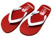 Granada C.F. Tongs rouge, taille 39