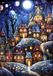 Alipson Puzzle legpuzzel village sous la lune - 1000 pièces puzzle