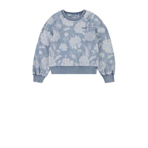 Levi's Kids Gebloemde Sweater - Lichtblauw