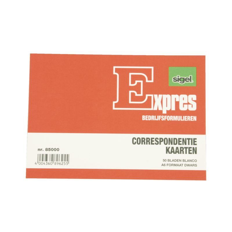 Sigel Correspondentiekaart A6 ivoorkarton