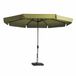 Madison Syros - Round Parasol - 350cm - Green