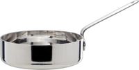Cosy&Trendy Mini koekenpan/hapjespan - 12 cm - Aluminium - RVS