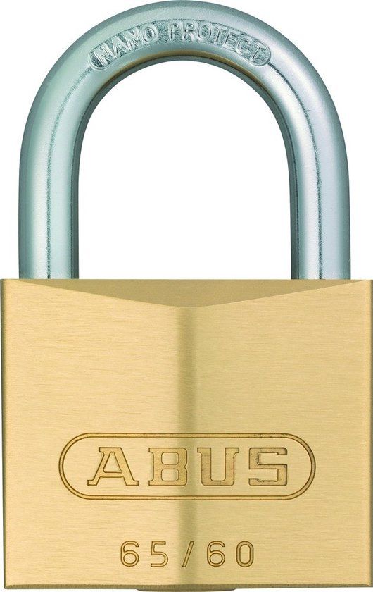 ABUS 65/30 Hangslot - 30mm - Messing - 3 stuks
