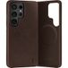 TORRO Housse de protection compatible avec Samsung Galaxy S26 Ultra 5G 2026, cuir véritable, compatible avec chargement MagSafe, coque fine, marron foncé