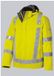 BP 2030-880-86-M weerbestendig vest, opstaande kraag en afneembare capuchon, 205,00 g/m² 100% polyester, waarschuwingsgeel, M