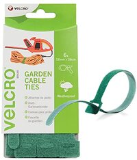 VELCRO Brand ONE-WRAP Garden Ties, 12mm x 38cm x 6