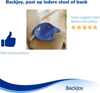 BackJoy SitSmart Core Blauw - Rugsteun voor Bureaustoel - Blauw