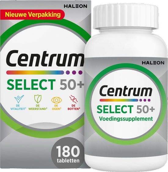 Centrum Select 50+ Multivitaminen - 180 tabletten