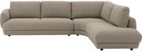 Goossens Premiere canapé 3 places - Tissu - Beige - 320 x 64 x 253 cm