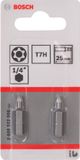 Bosch Security-Torx-schroevenbit T7H 25 mm - 2 pièces