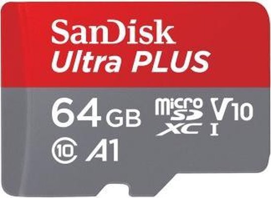 Sandisk Ultra Microsdxc 64 Gb 100 Mb/s Uhs-i + Sd-adapter