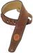 Levys Leathers MSS3-BRN leren suède gitaarband bruin