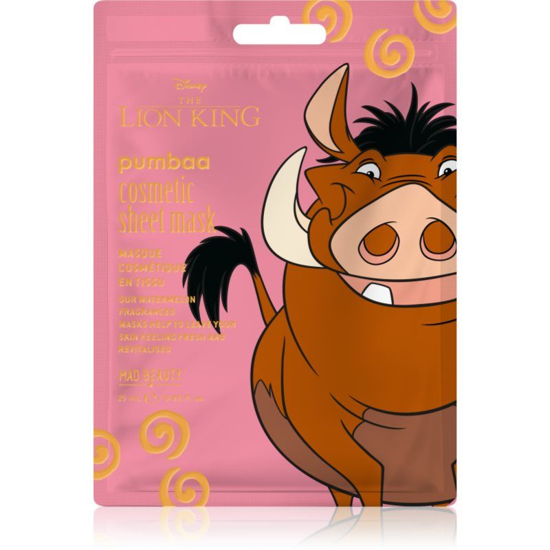 MAD BEAUTY Lion King Sheet Mask Pumba