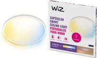 WiZ Plafondlamp SuperSlim - Diameter: 56 cm - Warm- tot Koelwit Licht - Slimme LED Verlichting - Geïntegreerde LED - 32W - Wit - Wi-Fi