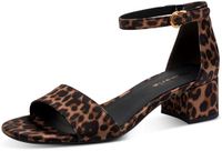 Tamaris - Dames - Sandalen - Platte sandalen - Panterprint - Bont - Maat 40