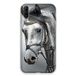 Beschermhoes Wiko Beschermhoes voor Wiko View 4 Lite, motief paard, wit