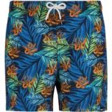 Regatta Zwempak Heren Blauw Geruit Korte Mouw Polyester 3XL
