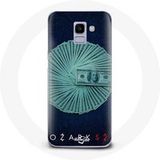 Maniacase Hoesje voor Samsung Galaxy A6 2018 Ozark Series Seizoen 4 Zilver Whitening