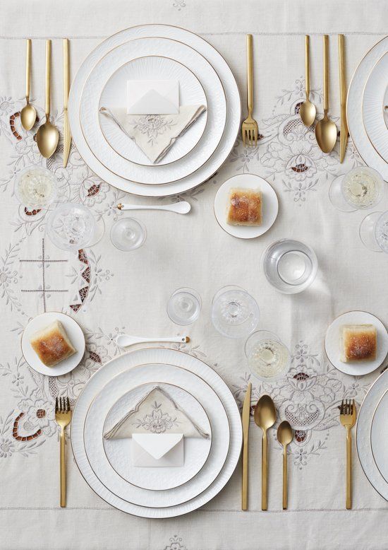 Tokyo Design Studio - Nippon White Gold Cup and Saucer Set 4pcs Star Lines Wave Stripe 100ml