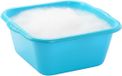 Plasticforte huishoud teiltje - afwasbak - vierkant - kunststof - 11 liter - 35 x 34 x 15 cm - Turquoise