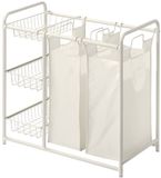 5 Five Simply Smart Waskast met 2 vakken en 3 manden LINEA