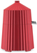 Alessi Plissé Juicer Citruspers Rood