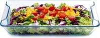 Sans marque Plat à four en verre Rectangulaire 3,6 L