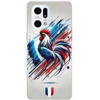Oppo Bedrukt siliconen hoesje compatibel met Oppo Find X5 Pro Coq francais