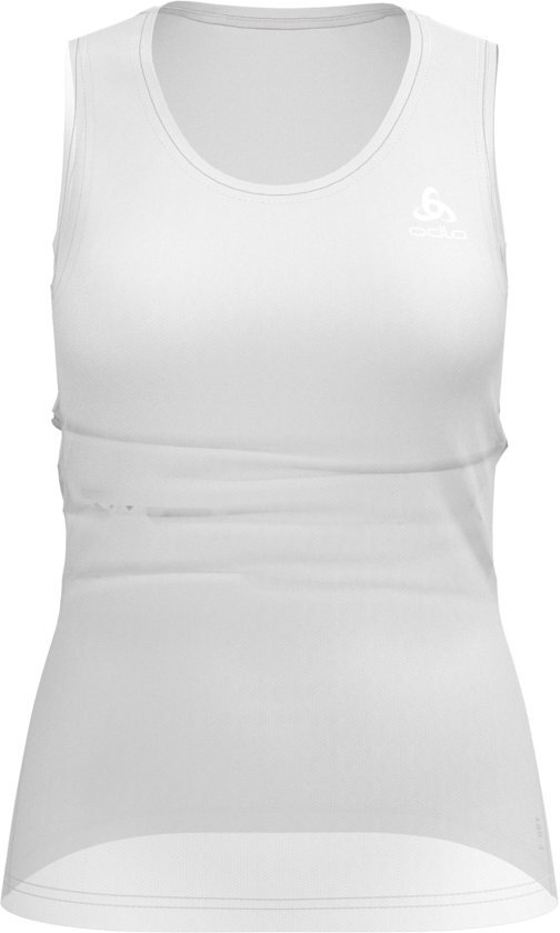 ODLO Suw Top Crew Neck Singlet Active F-Dry Light Sportshirt Dames - White