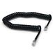 Waytex 39105 telefoonkabel uittrekbaar spiraalvormig RJ9 platte kabel 35 cm tot 2 m