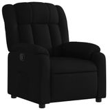 vidaXL Relaxfauteuil Zwart Stof