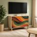 Maison Exclusive meuble TV BONN, 69 x 33 x 50 cm, placage hêtre