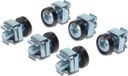Digitus DN-19 SET-S - Schroeven & bouten - zilver