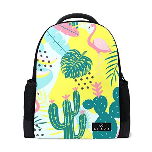 My Daily Mijn dagelijkse Flamingo Cactus Rugzak 14 Inch Laptop Daypack Bookbag voor Travel College School