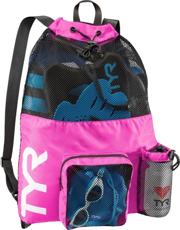 Tyr Big Mesh Mummy Rugzak - roze/zwart