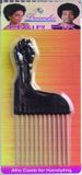 Dream Fix Afro Comb Fist Pick Black:10530