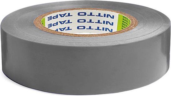 Nitto isolatietape 19mm x 20 meter grijs - 1 rol