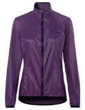 VAUDE Matera Air Jacket, Fietsjas, Dames, eggplant, Slim Fit, Winddicht, Waterafstotend, Reflecterend, XS