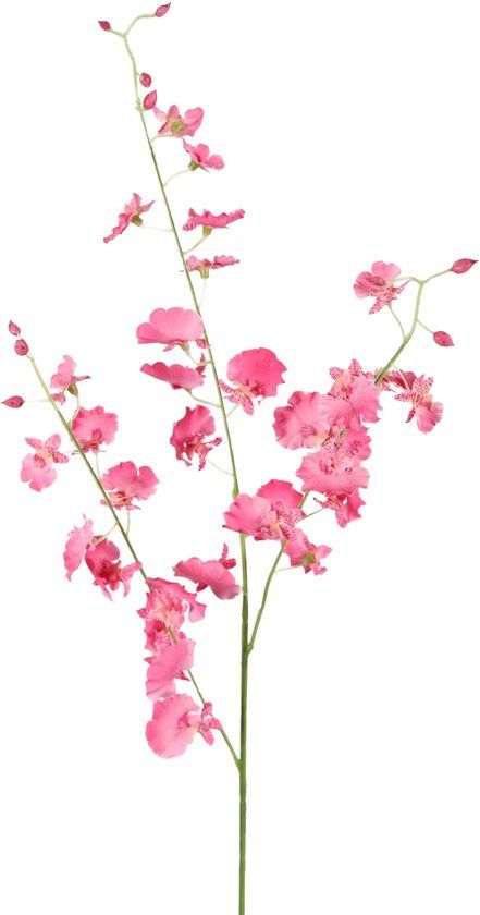 Viv! Home Luxuries Orchidee - Kunstbloem - Fuchsia Roze - 80cm