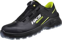 HKS AirGuard Neon Black BOA S3L werkschoenen - Veiligheidsschoenen - Heren - Laag - Stalen Neus - Zwart - Maat 46